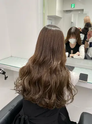 ロング カラー ヘアアレンジ ダブルカラー｜ なおき｜池袋美容師のヘアスタイル
