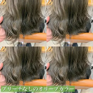 ミディアム カラー navile原宿 yumaのヘアスタイル