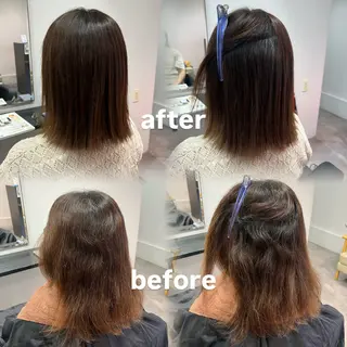 ミディアム パーマ 庄内＊三国baron ANJUのヘアスタイル