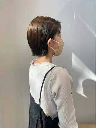 ショート minatsu 東京の技術を京都でのヘアスタイル