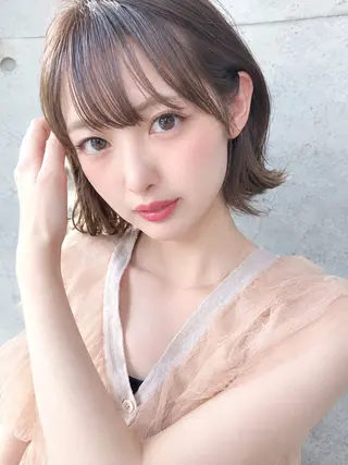 ミディアム 及川 光のヘアスタイル