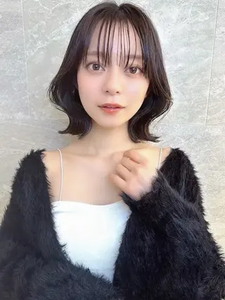 ミディアム カラー ヘアアレンジ 久米 春輝のヘアスタイル