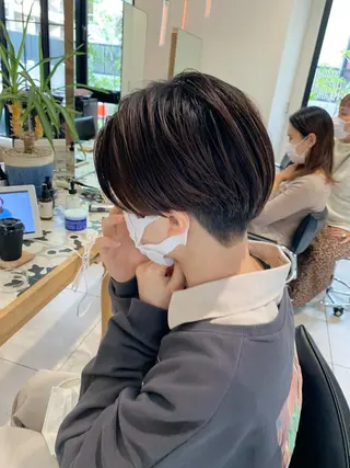 ショート チバ タクミのヘアスタイル