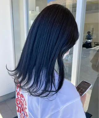 ミディアム カラー mir MIYUのヘアスタイル