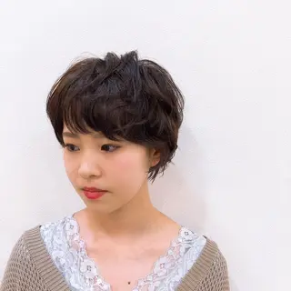 ショート パーマ リリー /Men's/パーマのヘアスタイル