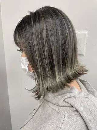 ミディアム カラー 髪質改善 makiuchiのヘアスタイル