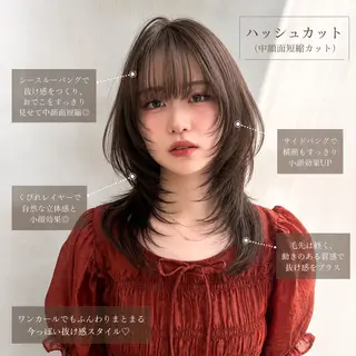 ミディアム カラー ヘアアレンジ 髪質改善/透明感 カラー/吉田光佑のヘアスタイル