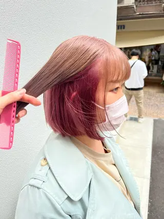 ショート カラー ヘアアレンジ 「sumi」 AMIのヘアスタイル