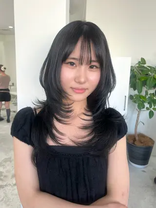 ロング 🟣niw SHUNNA🟣のヘアスタイル