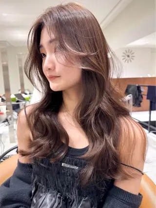 ロング カラー 小顔ボブ jilblanカホのヘアスタイル