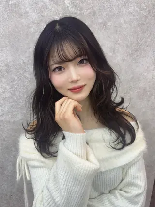ミディアム ☘️はるみ☘️縮毛矯 正/カット/大宮のヘアスタイル
