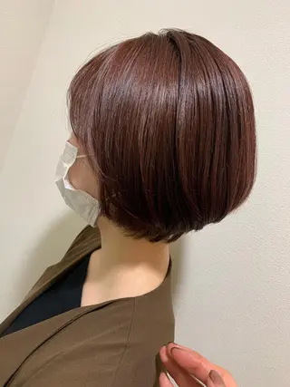ショート 縮毛矯正×髪質改善 小笠原大樹のヘアスタイル