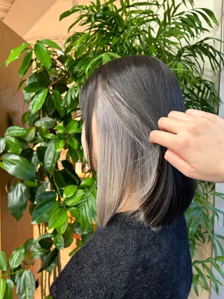 ミディアム カラー 暖色カラー/美髪矯正 /フクダ モエ🐿のヘアスタイル