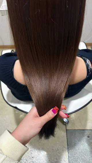 ロング カラー 淡色┊︎ナチュラル 🧁奈那美🧁*.゜のヘアスタイル