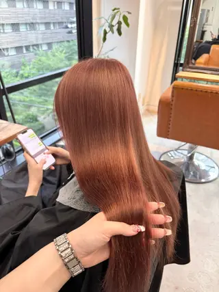 ロング 梅田/ハイトーン 🎀Rumina🎀のヘアスタイル