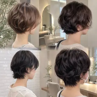 ショート パーマ 【似合わせ特化】 ショートパーマ/モカのヘアスタイル