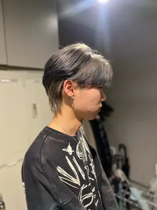 カラー メンズ 透明感×韓流ハイ トーン🫧RYUTAのヘアスタイル