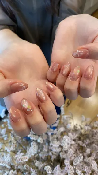ネイル crystal ⭐︎ colorのネイルデザイン