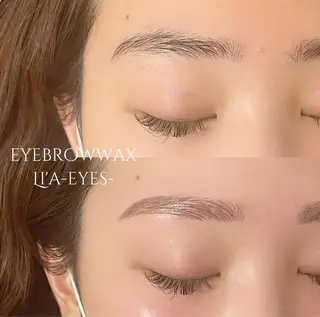 アイブロウ Li'a-eyes- 🩵のマツエク・マツパデザイン