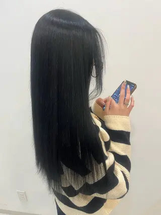 ロング 橋本 聖菜のヘアスタイル