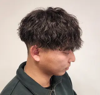 ショート パーマ メンズ 【イケメン風パーマ】 SHOFYのヘアスタイル