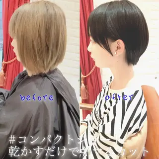 ショート カラー 大人女性ショート専門 tomodaのヘアスタイル
