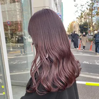 ロング カラー ハッシュカット/レイ ヤーカットArataのヘアスタイル