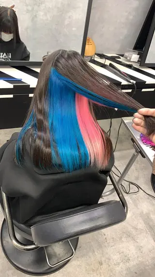ロング 派手髪支持率No1 Eisukeのヘアスタイル