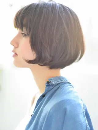 ショート カラー パーマ すきバサミを使わない カット✂️✨郡司泰之のヘアスタイル
