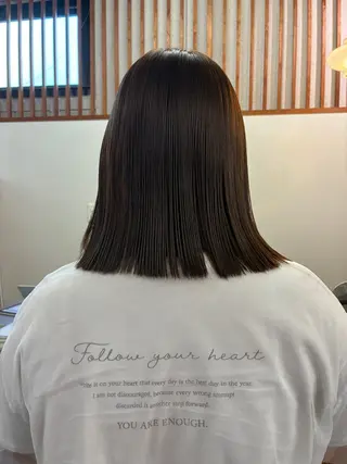ミディアム 安藤 琢真のヘアスタイル