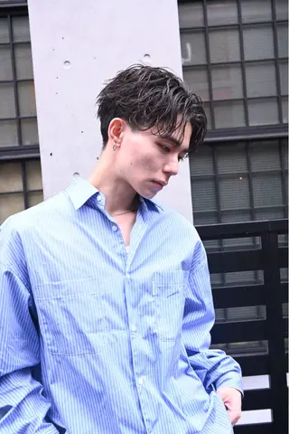 パーマ パーマカ支持率⭕️ 春山凜乃介のヘアスタイル