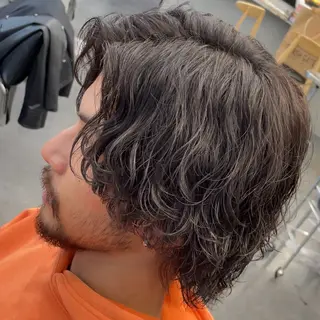 ロング パーマ ヘアアレンジ メンズ fifth 石川 凪のヘアスタイル
