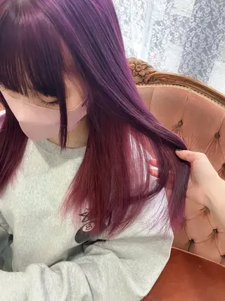 ロング カラー Maison HALU宮本 楓のヘアスタイル