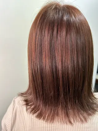 セミロング 桝田 友美のヘアスタイル