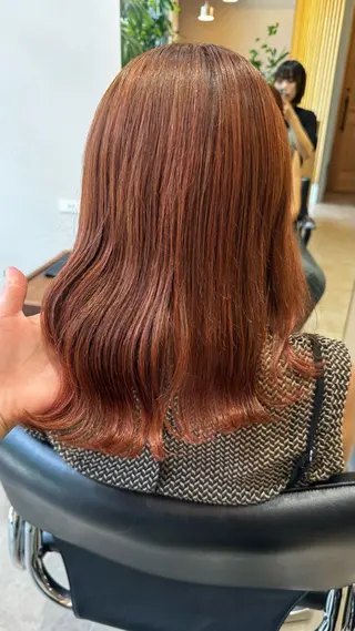 セミロング 愛花/久屋大通/ 切りっぱなしボブのヘアスタイル