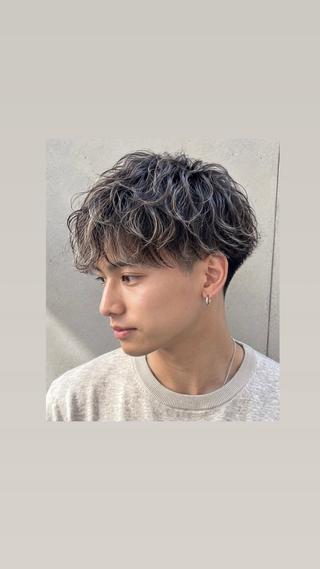 パーマ メンズ RosierBleu 中山のヘアスタイル