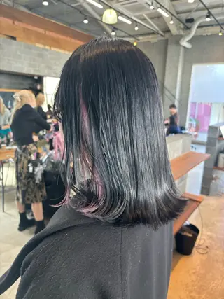 ミディアム カラー ヘアアレンジ 押切 響　のヘアスタイル