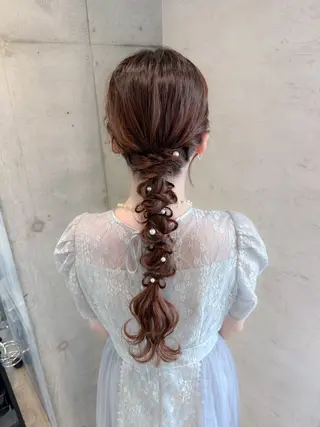 ヘアアレンジ はやしほのか| マンツーマン美容師のヘアスタイル