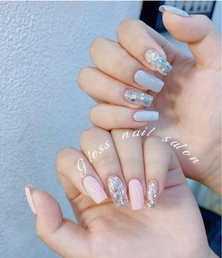 ネイル みゆ🐰 Gloss nailのネイルデザイン