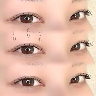 マツエク・マツパ 🦢amii 鷲田のマツエク・マツパデザイン