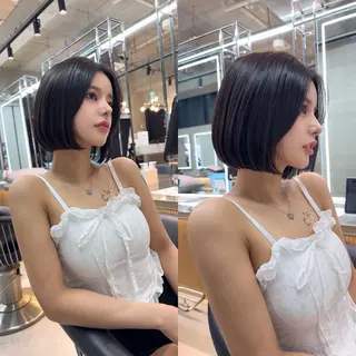 ミディアム カラー ✨髪質改善特化✨副 店長椎葉信乃介のヘアスタイル