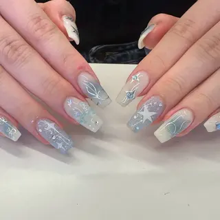 ネイル Lee Nails チップ長さだし専門店のネイルデザイン