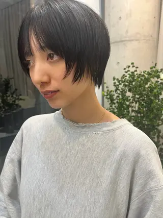 ショート カラー ミヤギ リュウキのヘアスタイル