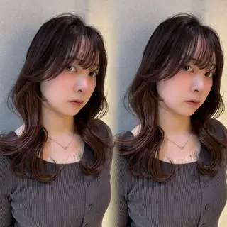 セミロング カラー 🌈レイヤーカット/ /吉田悟志🌈のヘアスタイル