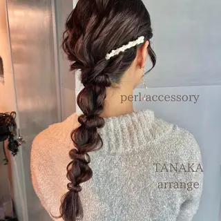 ヘアアレンジ charm《銀座》 ヘアセット/縮毛矯正のヘアスタイル