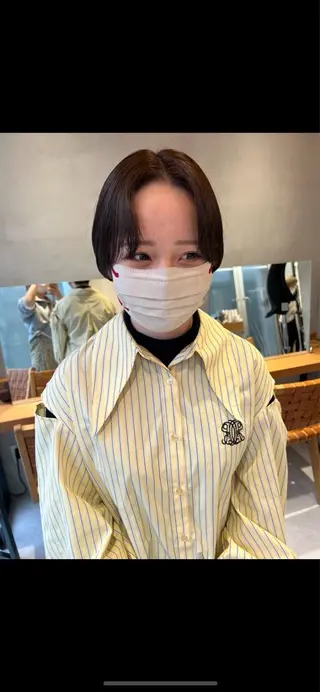 ショート 三浦 れいやのヘアスタイル