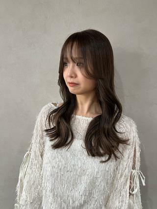 ロング カラー 垢抜け🪽髪質改善 透明感💎メンズのヘアスタイル