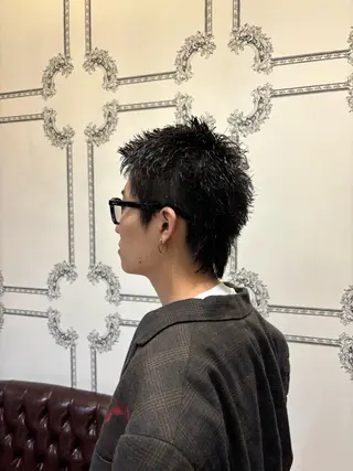 ショート メンズ shinta スパイキー/パーマのヘアスタイル