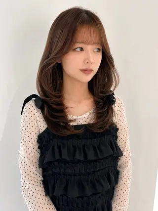 ロング カラー nanase / レイヤーカットのヘアスタイル