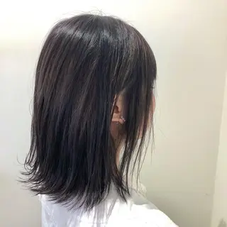 ミディアム カラー 髪質改善/レイヤー/ お顔まわり/Ami.のヘアスタイル